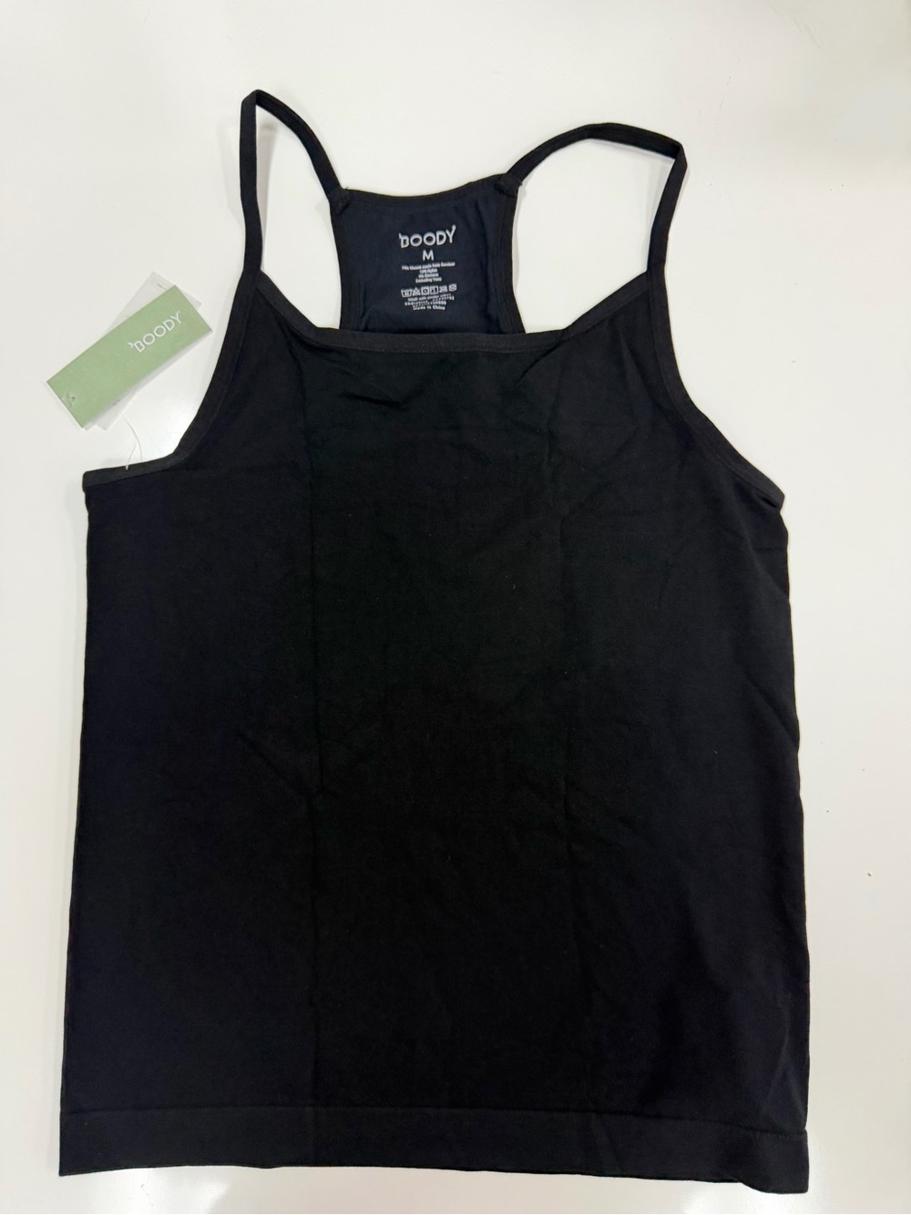 Boody Black Racerback Cami Top - M